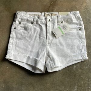 Lucky brand White denim shorts Kids size 8